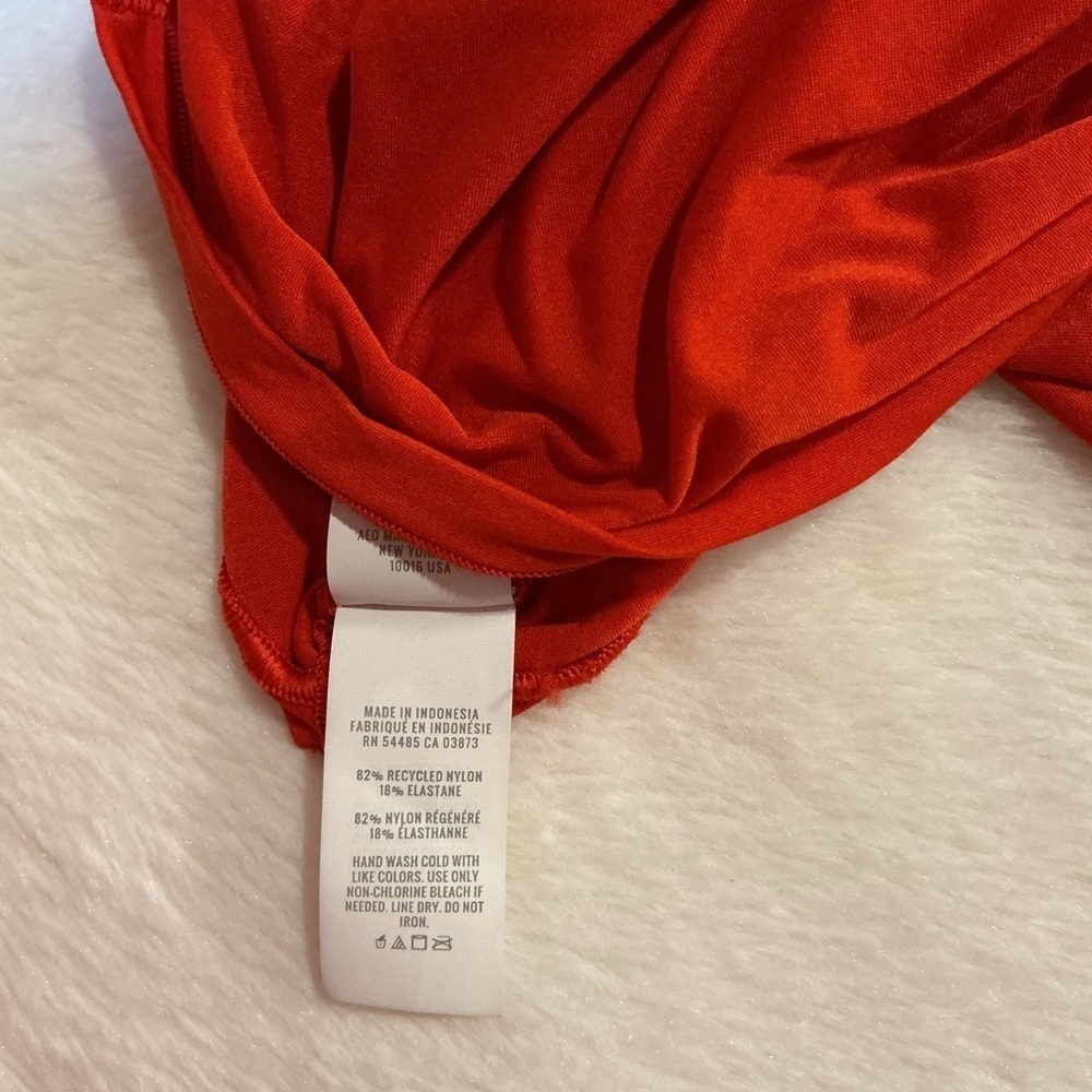 Aerie butter soft Red Long Sleeve Top - Picture 8 of 8